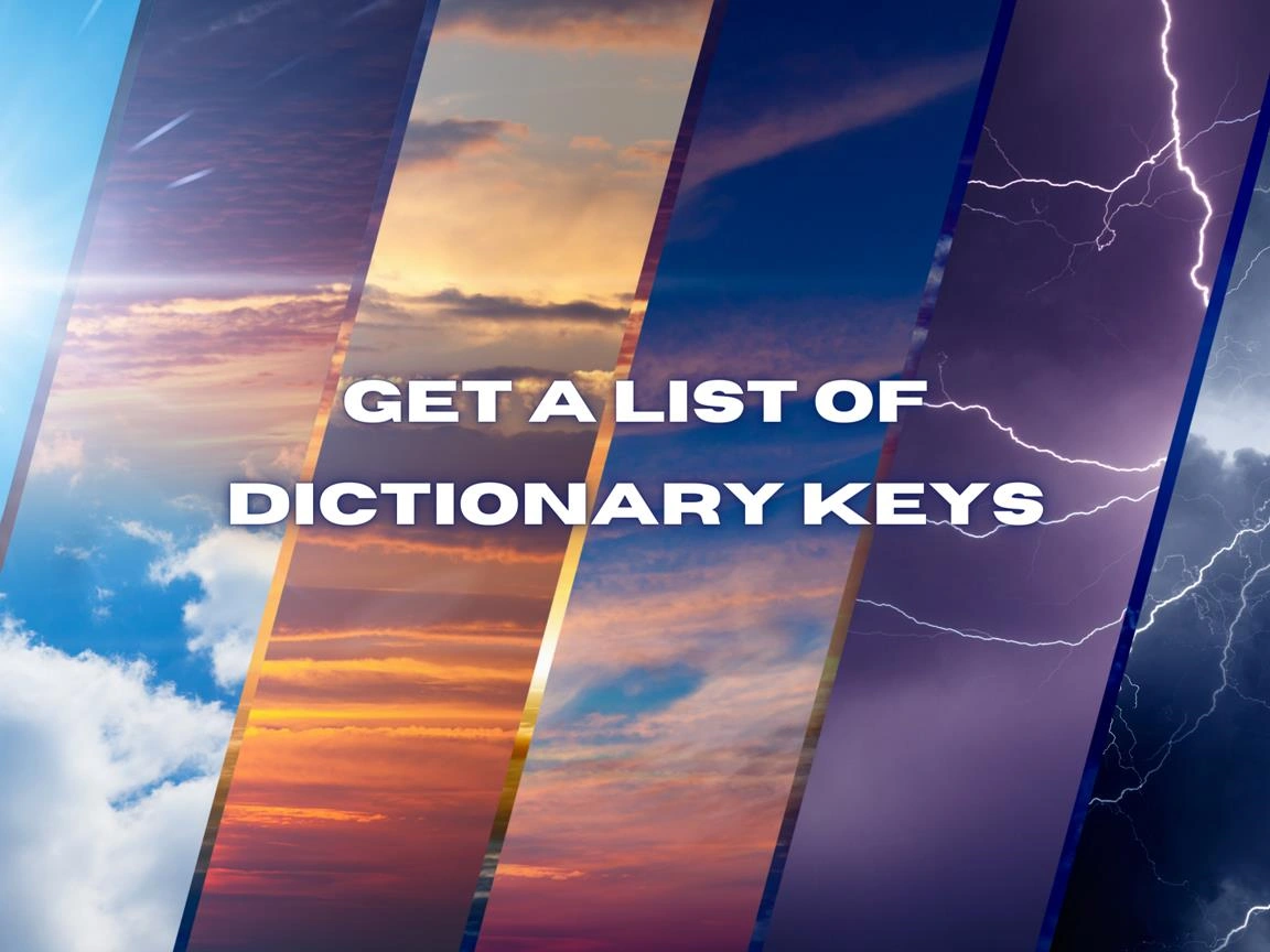 Get A List Of Dictionary Keys In C# Image