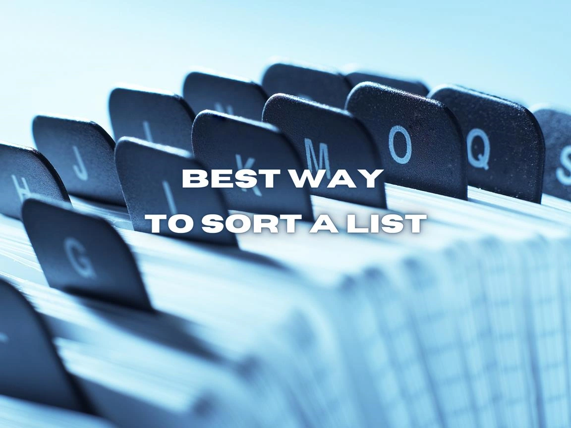 Best Way To Sort A List | Puzzled By C# Image