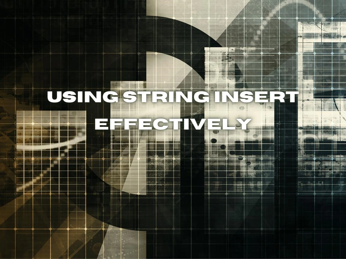 Using String Insert Effectively | Puzzled By C# Image